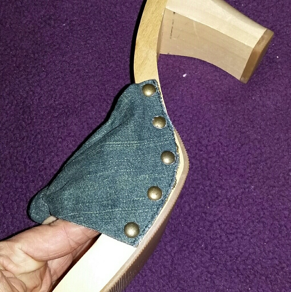 ⭐Jean bow wooden slides